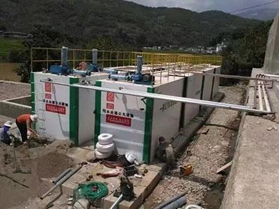Station de traitement des eaux usées résidentielles